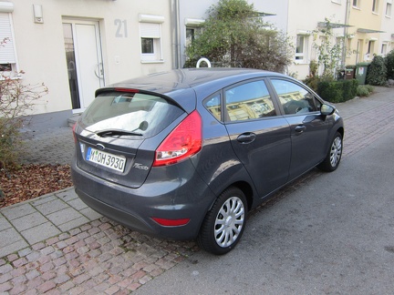 2011 Ford Fiesta Rear Quarter